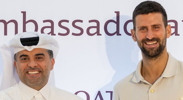 Al-Meer Badr Mohammed CEO Djokovic Novak Foto Qatar Airways
