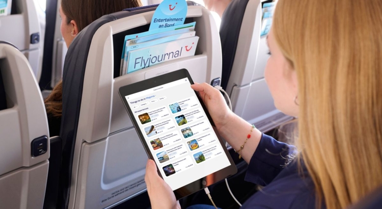 TUI Inflight Entertainment System Foto TUI